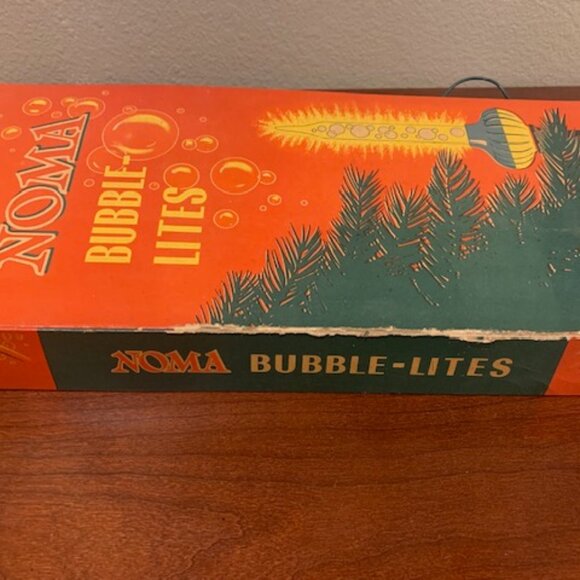 9 Vintage Noma Biscuit Bubble-Lites in the Original Box - Picture 2 of 16